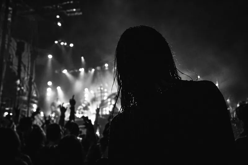 A crowd sharing a moment at a live music performance